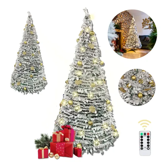 Luces Del Árbol De Navidad Del Copo De Nieve Del 1.8m 350led