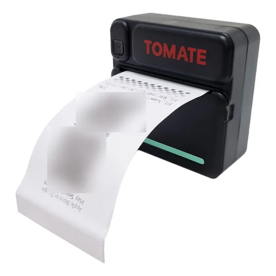 Mini Impresora Térmica Bluetooth Celular + Rollos Adhesivos