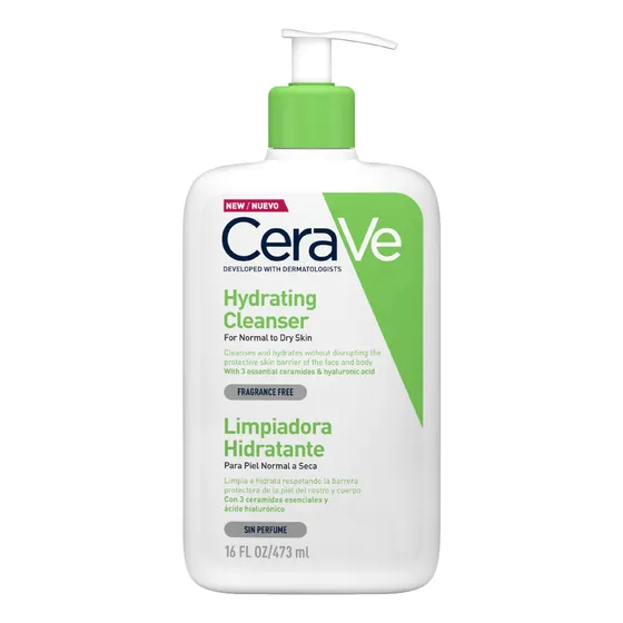 Cerave Limpiadora Hidratante Para Piel Normal A Seca 473ml