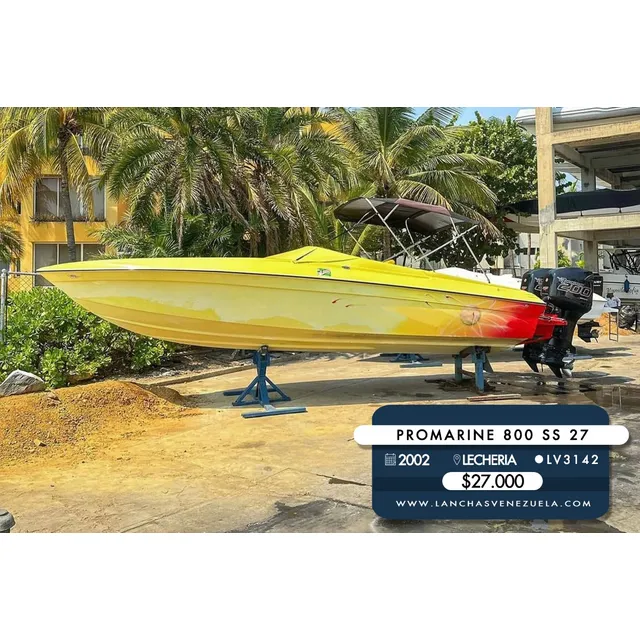 Lancha Promarine 800 Ss 27 Lv3142
