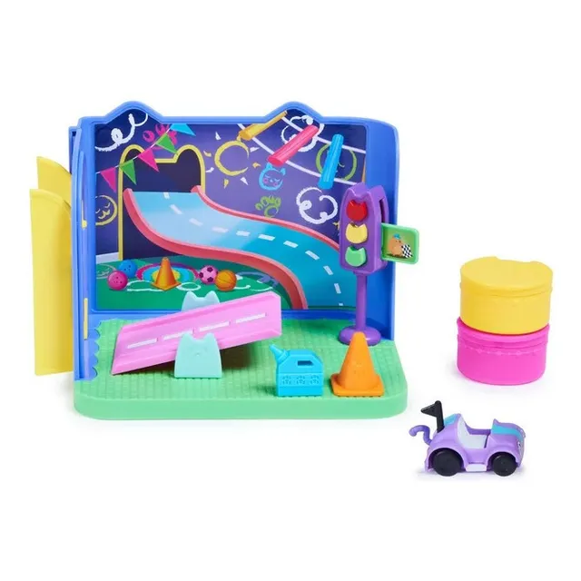 Gabby Dollhouse, Set De Juego Carlita Purr-ific Play Room