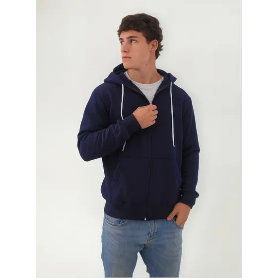 Campera Hombre Frisa Invisible Premium Con Capucha