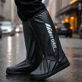 Capa De Chuva Para Calçado Motoqueiro Impermeável Antiderrapante