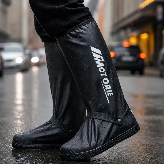 Capa De Chuva Para Calçado Motoqueiro Impermeável Antiderrapante