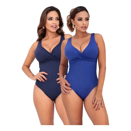 Kit 2 Peças Maiô Body Sustentação Afina Cintura É Modelador