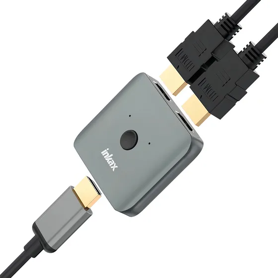 Switch Hdmi 2 Puertos 4k Full Hd 1080p Boton Switcher Pa-05