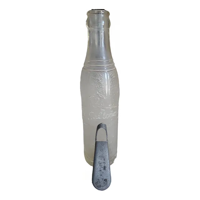 Antiguos Coleccionables! Botella Y Destapador  La Salteña .