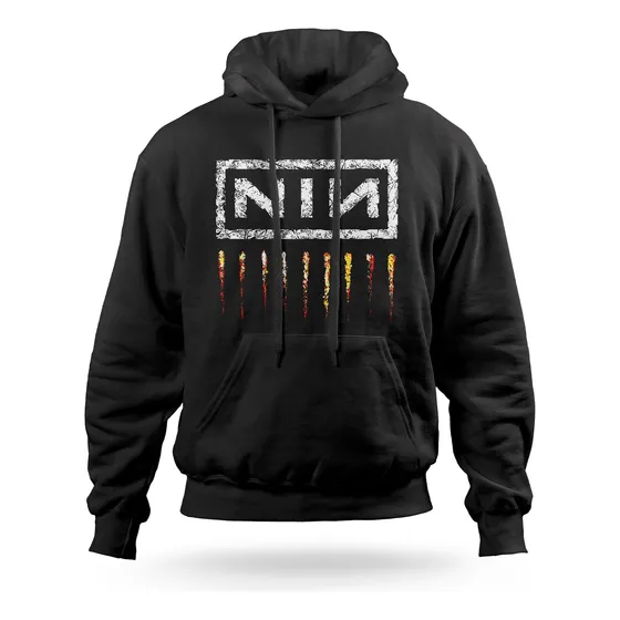 Polera Capucha Personalizada Nine Inch Nails Nin 003