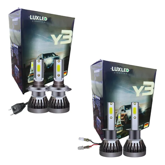 Kit 4 Cree Led Y3 H1 Alta + H7 Baja Peugeot 206 207 208 307
