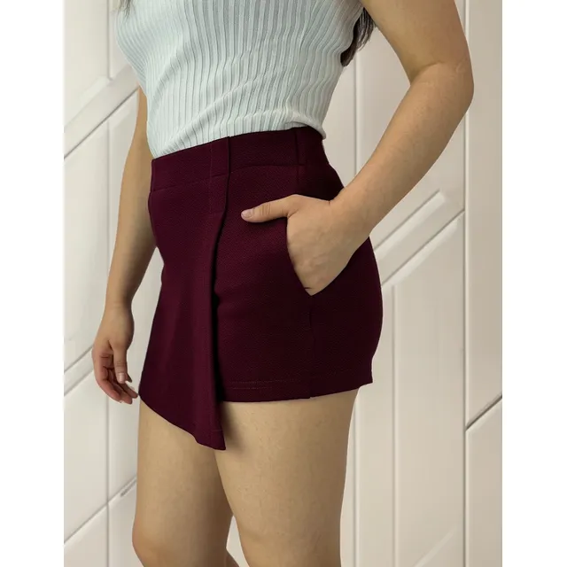 Falda Short Con Bolsillo Caroki