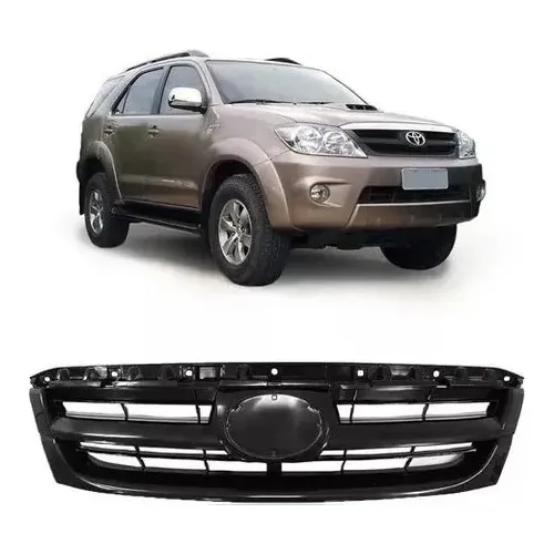 Grade Radiador Preto Sem Friso Hilux Sw4 2005 2006 2007 2008