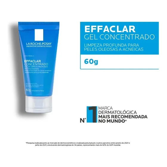 Gel Limpeza Facial Effaclar Concentrado 60g La Roche-posay