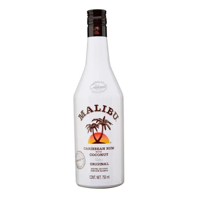 Pack De 2 Ron Malibu 750 Ml