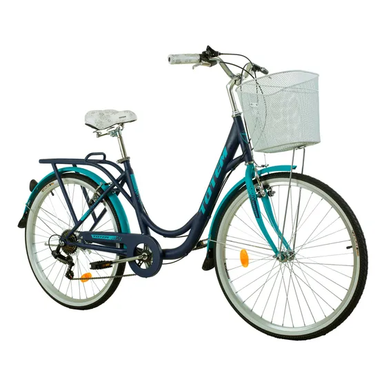Bicicleta Urbana Totem Modelo City Aro 26 Dama Color Azul Tamaño Del Cuadro 20