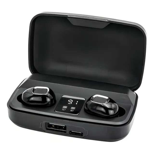 Audífonos Inalámbricos Monster Audio Tw10b Negro Luz Blanco