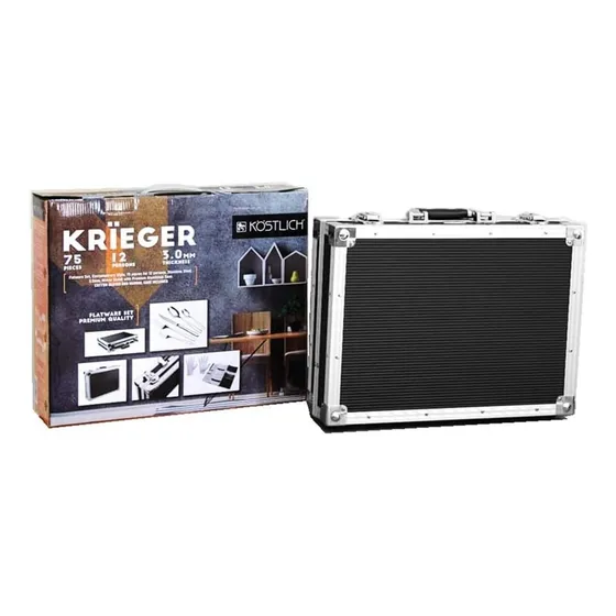 Set De Cubiertos Köstlich 12 Pax 75 Pzs Acero Inoxidable
