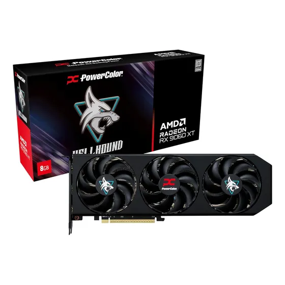 Powercolor Hellhound Amd Radeon Rx 9060 Xt 8gb Gddr6