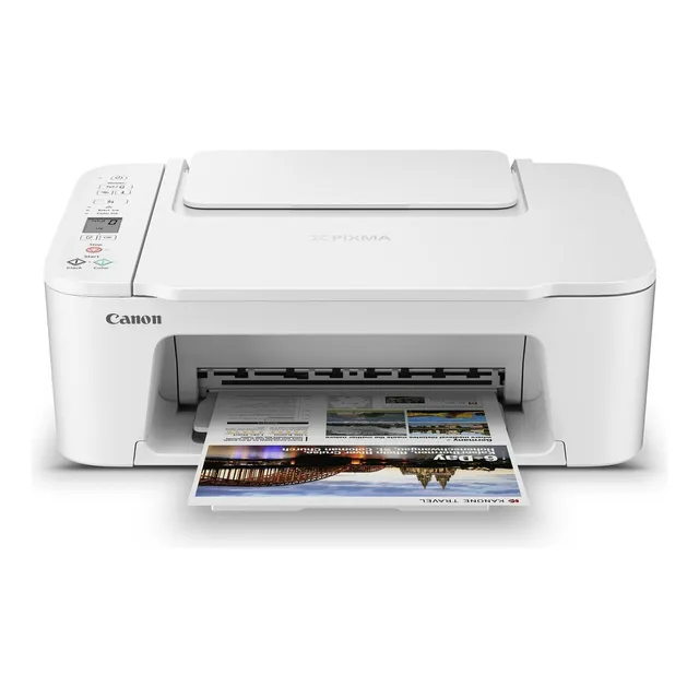 Impresora Inalambrica Canon Pixma Ts3722 Multifuncional Color Blanco