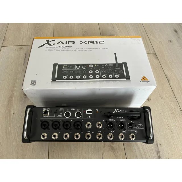 Mezcladora Mixer Digital Behringer Xair Xr12 Y Router Tplink