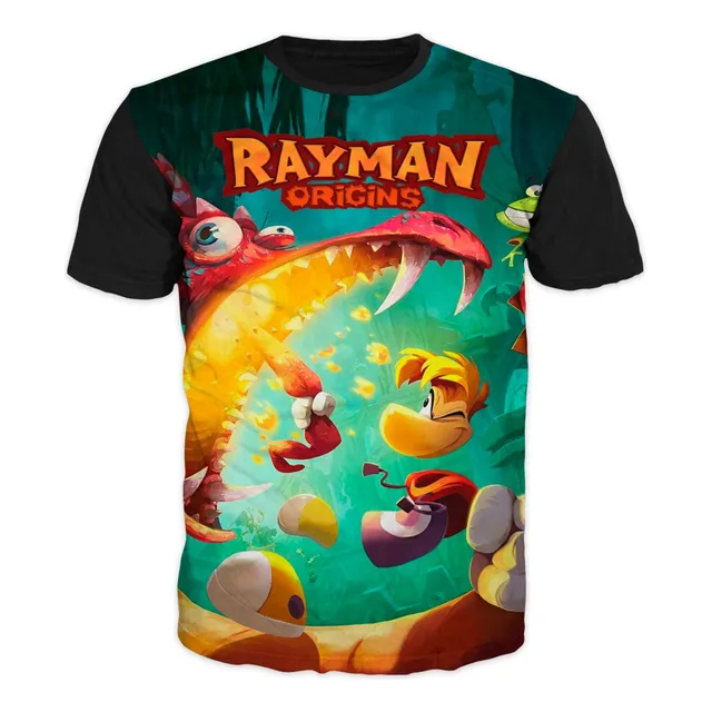 Camiseta De Rayman Origenes Legends Gamers En Algodón 