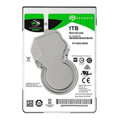 Hd Seagate Barracuda 1tb 2.5 Sata Notebook, Ps4, Xbox Cor Cinza
