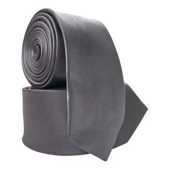 Gravata Semi Slim 7,5cm Cetim Liso + De 80 Cores Disponíveis