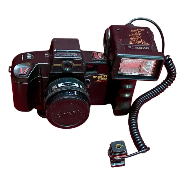 Cámara Analogica Canon Fmd System Motor Drive 50mm Focus