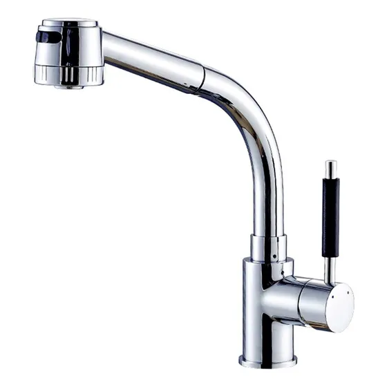 Grifo Lavabo Tipo Tirador Cobre Para Baño Cocina