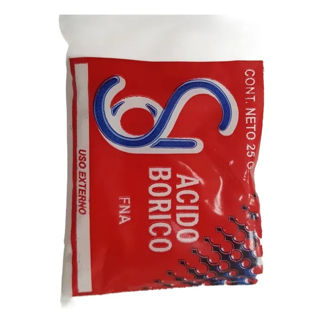 Acido Borico X 25 Gr X 15 Unidades
