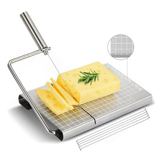 Cortador De Queso Rebanador Acero Inoxidable Ajustable Cortador De Queso Rebanador Acero Inoxidable Ajustable