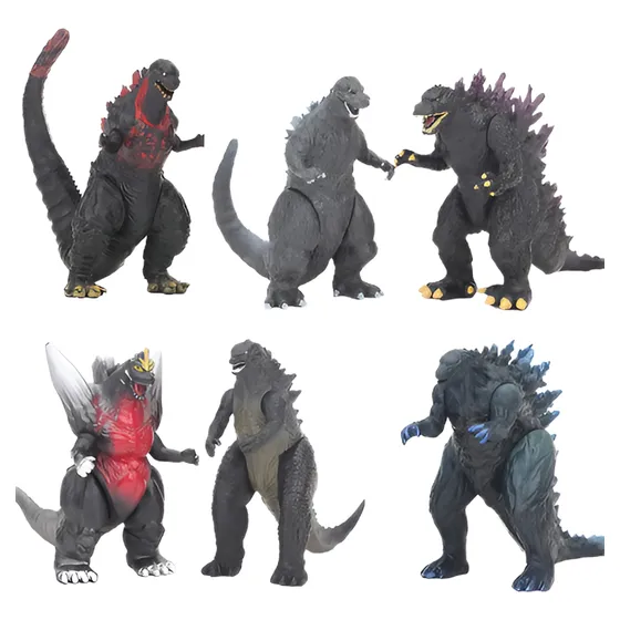 Godzilla Figuras Juguete Set De 6 Personajes De Colección