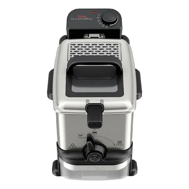 Freidora De Aceite T-fal Inoxidable 1.8 L Fr702d51 Plateado 60