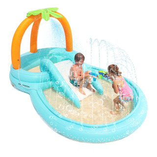 Centro De Juegos Inflable Para Niños Evajoy Con Tobogán De 2 Centro De Juegos Inflable Para Niños Evajoy Con Tobogán De 2