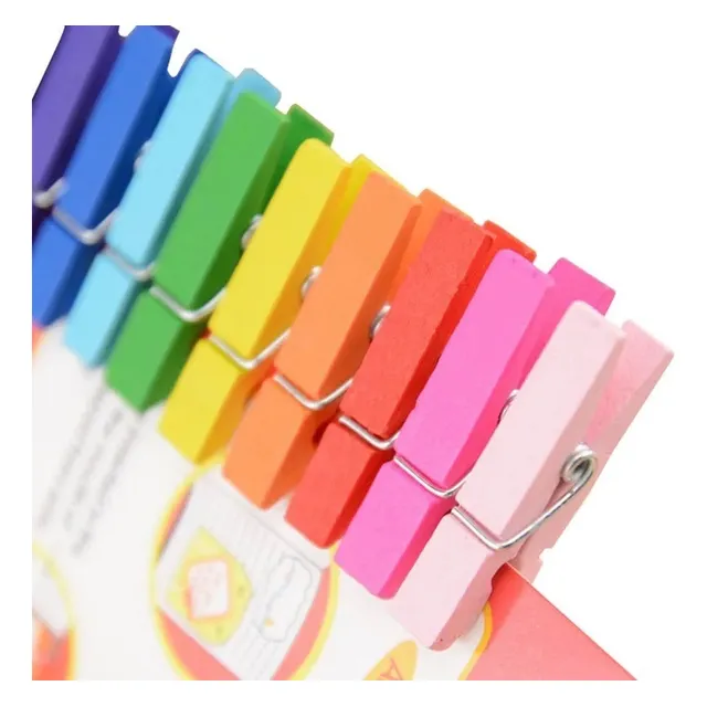 Palillos Mini De Colores Para Fotos X50 Con Hilo En Clicshop