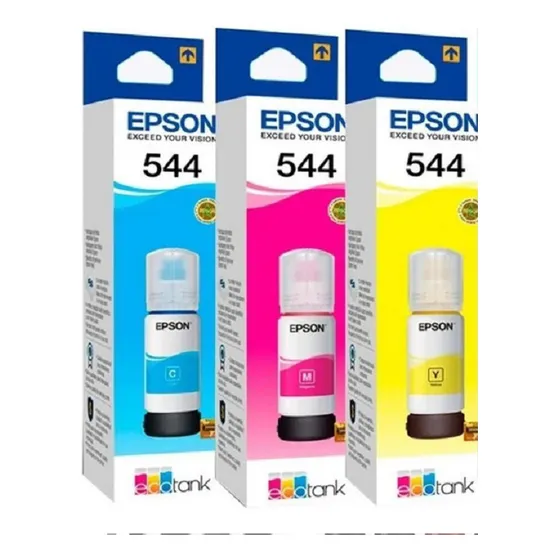Tintas Epson Original 544 I L3150 L3110 L5190 L3160 Itr 