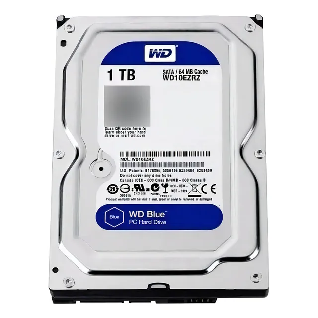 interno Western Digital WD10EZEX 1TB plateado