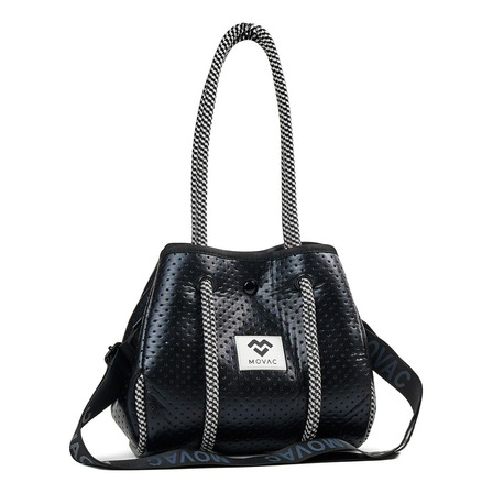 Cartera Bandolera Mv Movac Tropical Mujer Neopreno Multiuso Acabado De Los Herrajes Níquel Color Negro Brillante Correa De Hombro Blanco Diseño De La Tela Liso Cartera Bandolera Mv Movac Tropical Mujer Neopreno Multiuso Acabado De Los Herrajes Níquel Color Negro Brillante Correa De Hombro Blanco Diseño De La Tela Liso