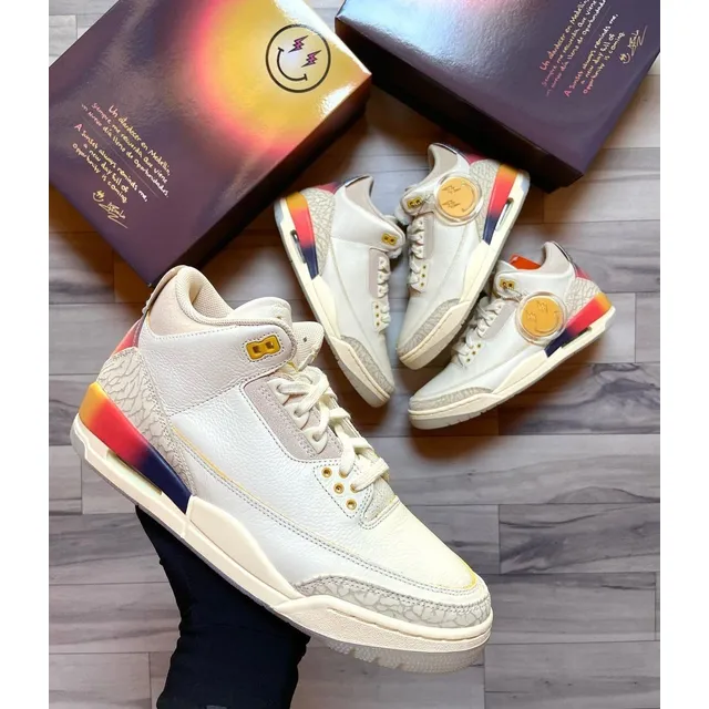 Jordan Retro 3 J Balvin Variedades De Colores. Tallas 36a 45