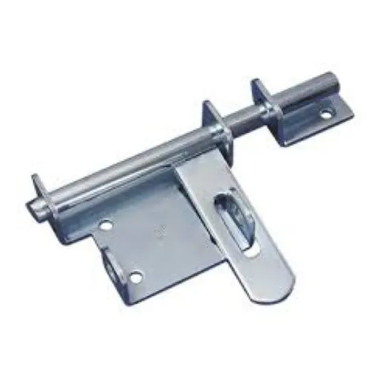 Cerrojo Pasador Tranquera Porta Candado 100 Mm Hierro Zinc 