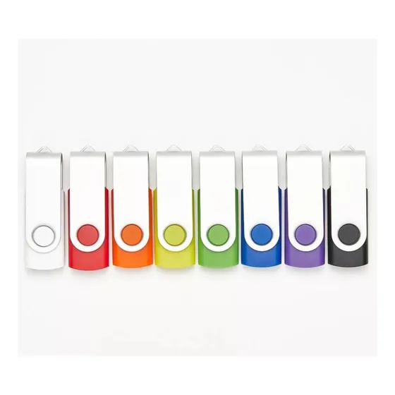 Wx Pacote Com 10 Pen Drives Usb 2.0 De 8 Gb Em 5 Cores