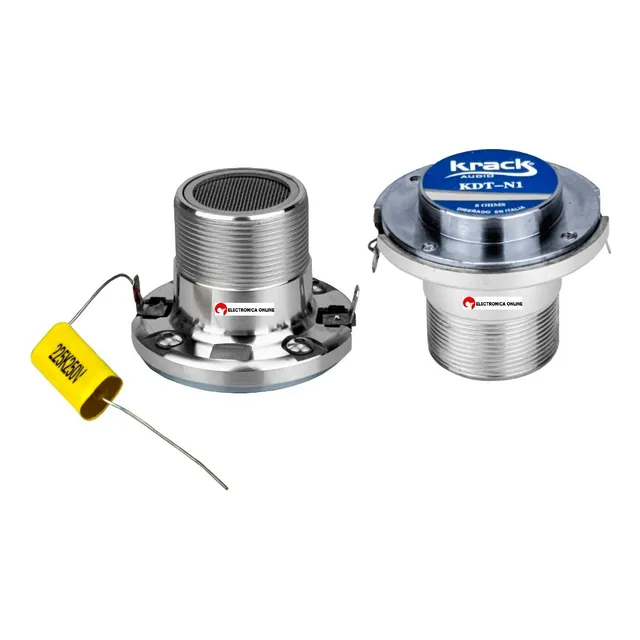 Par Driver De Neodimio Krack Audio Kdt-n1 90w Agudo 2 Piezas