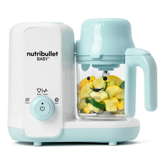 Nutribullet Baby Steam And Blend 3.5 Tazas Color Azul - Excelente (Reacondicionado)