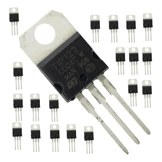 Transistor Darlington Tip122 (20 Peças) Tip 122 Tip-122