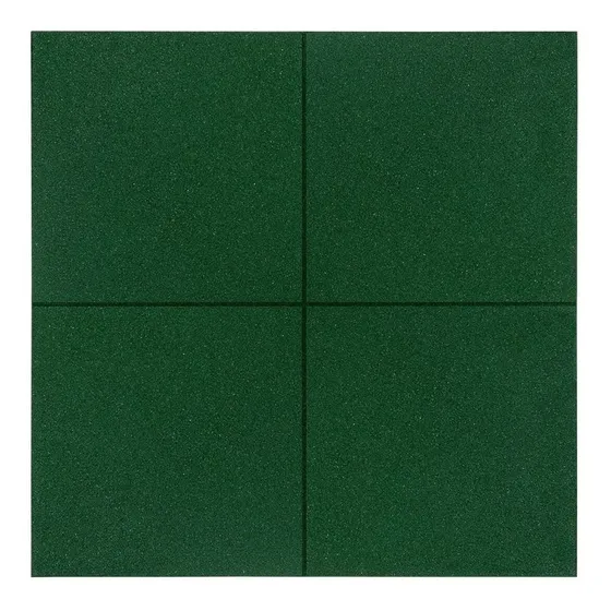 Piso Goma Para Exterior Plazas Juegos Green 25mm Precioxbald