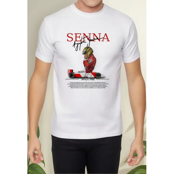 Remeras De Senna Formula 1