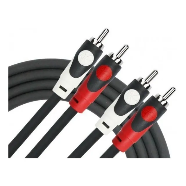 Cable De Audio 2 Rca A 2 Rca 2 Metros Kirlin