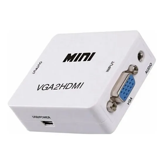 Adaptador Convertidor De Vga A Hdmi Tv Monitor Ps3 Con Audio