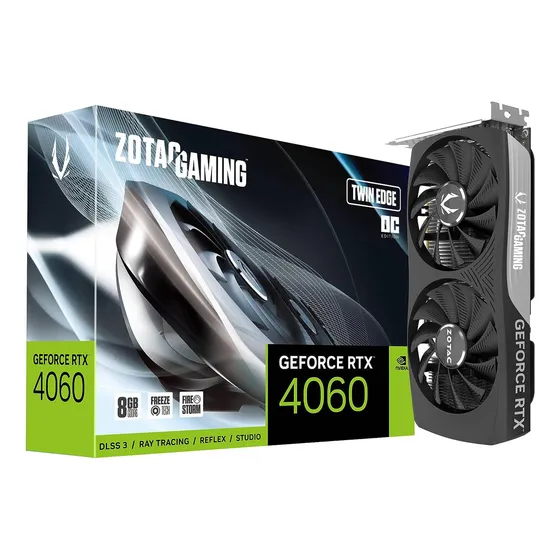 Mercado Livre Zotac Gaming Geforce Rtx 4060 8 Gb Gddr6 128 Bits Twin Edge image
