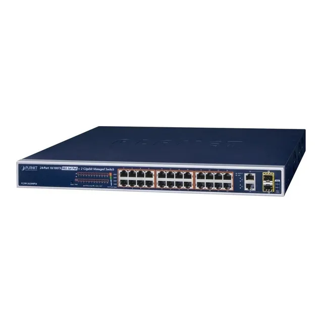 Switch No Administrable De 24 Puertos Poe+, 2 Tp/sfp Gigabit