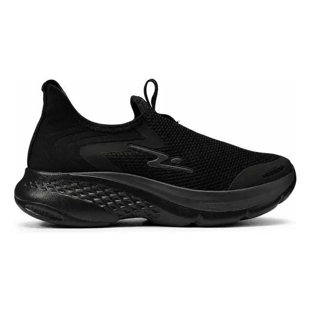 Tênis Adrun Masculino Flat Form Conforto Flexível Esportivo Preto